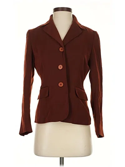 Pre-owned Kasper Blazer Jacket In Brown