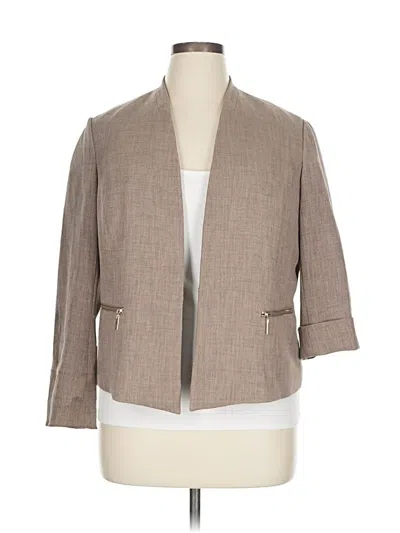 Pre-owned Kasper Blazer Jacket In Brown