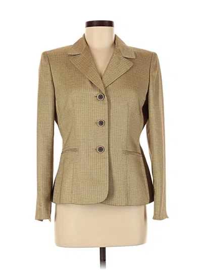 Pre-owned Kasper Blazer Jacket In Brown