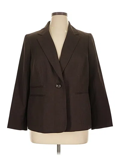 Pre-owned Kasper Blazer Jacket In Brown