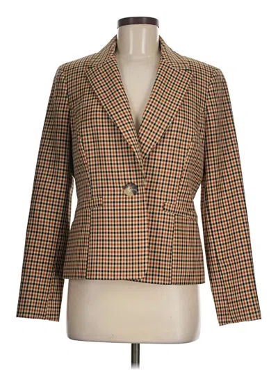 Pre-owned Kasper Blazer Jacket In Brown
