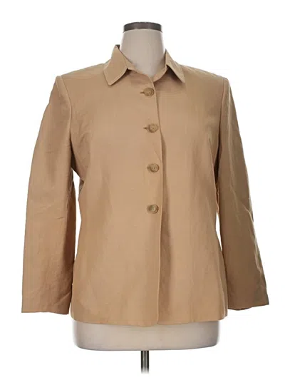 Pre-owned Kasper Blazer Jacket In Brown