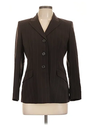 Pre-owned Kasper Blazer Jacket In Brown