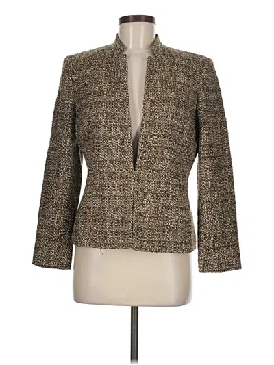 Pre-owned Kasper Blazer Jacket In Brown