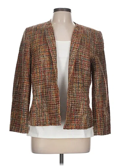Pre-owned Kasper Blazer Jacket In Brown