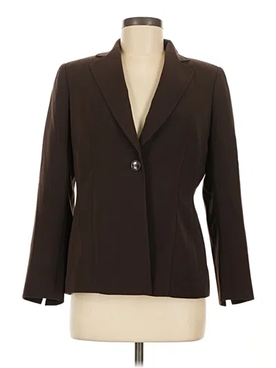 Pre-owned Kasper Blazer Jacket In Brown