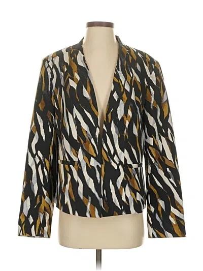 Pre-owned Kasper Blazer Jacket In Gold