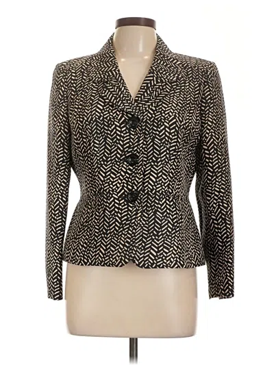 Pre-owned Kasper Blazer Jacket In Gold