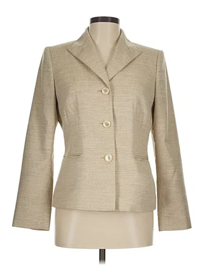 Pre-owned Kasper Blazer Jacket In Gold