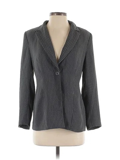 Pre-owned Kasper Blazer Jacket In Gray