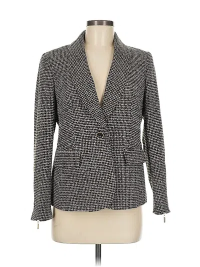 Pre-owned Kasper Blazer Jacket In Gray