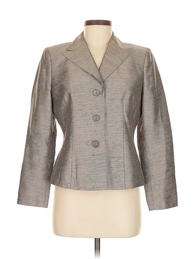 Pre-owned Kasper Blazer Jacket In Gray