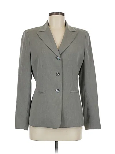 Pre-owned Kasper Blazer Jacket In Gray
