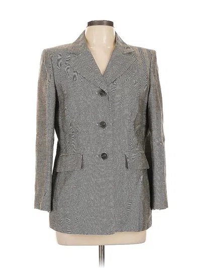 Pre-owned Kasper Blazer Jacket In Gray