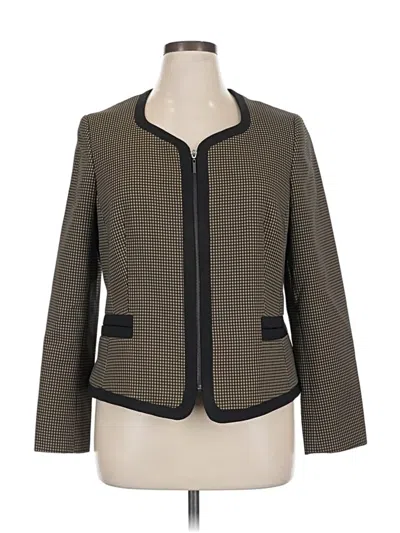 Pre-owned Kasper Blazer Jacket In Gray