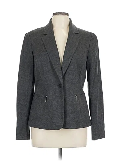 Pre-owned Kasper Blazer Jacket In Gray