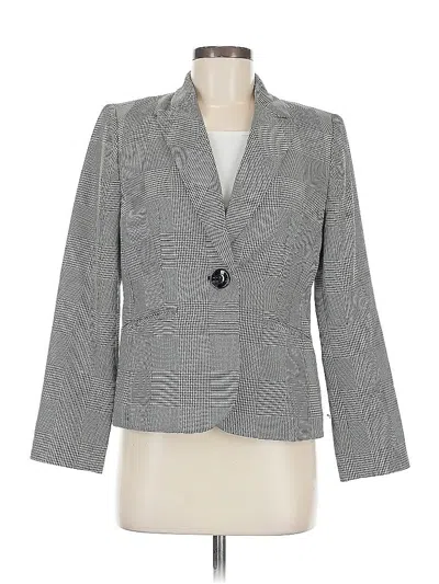 Pre-owned Kasper Blazer Jacket In Gray