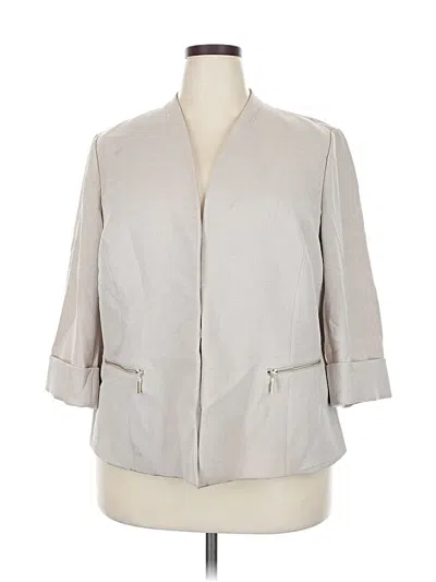 Pre-owned Kasper Blazer Jacket In Gray