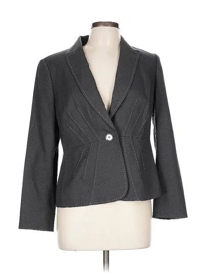 Pre-owned Kasper Blazer Jacket In Gray