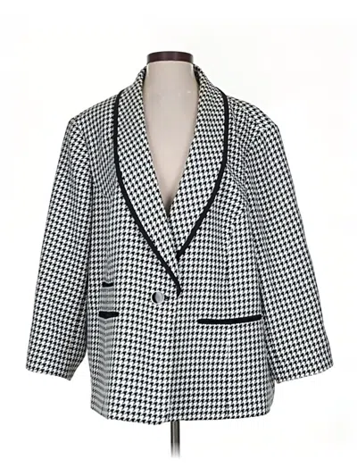 Pre-owned Kasper Blazer Jacket In Gray