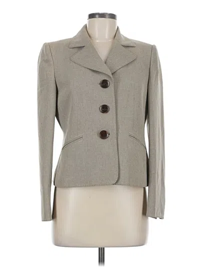 Pre-owned Kasper Blazer Jacket In Gray