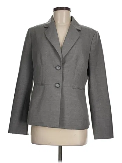 Pre-owned Kasper Blazer Jacket In Gray