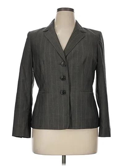 Pre-owned Kasper Blazer Jacket In Gray