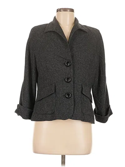 Pre-owned Kasper Blazer Jacket In Gray