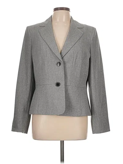 Pre-owned Kasper Blazer Jacket In Gray