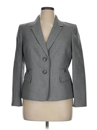 Pre-owned Kasper Blazer Jacket In Gray