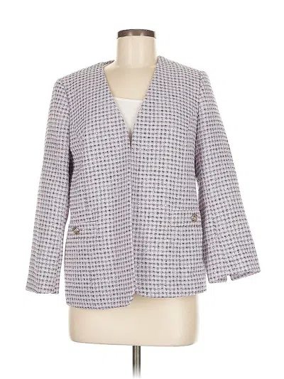 Pre-owned Kasper Blazer Jacket In Gray