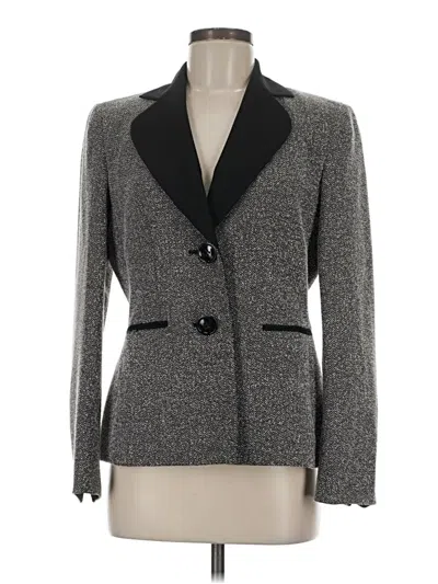 Pre-owned Kasper Blazer Jacket In Gray