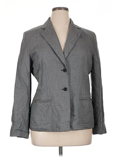 Pre-owned Kasper Blazer Jacket In Gray