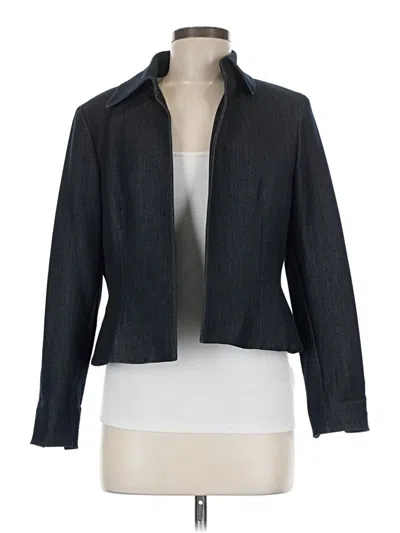 Pre-owned Kasper Blazer Jacket In Gray