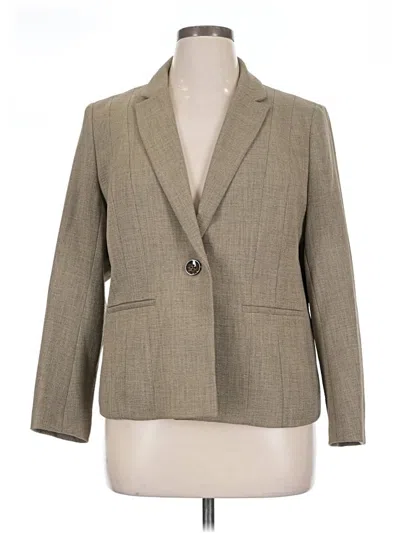 Pre-owned Kasper Blazer Jacket In Gray