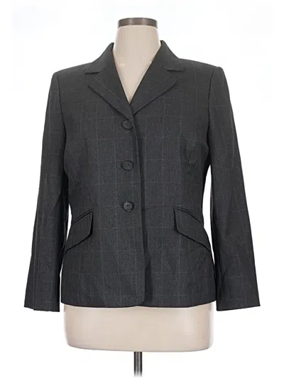 Pre-owned Kasper Blazer Jacket In Gray