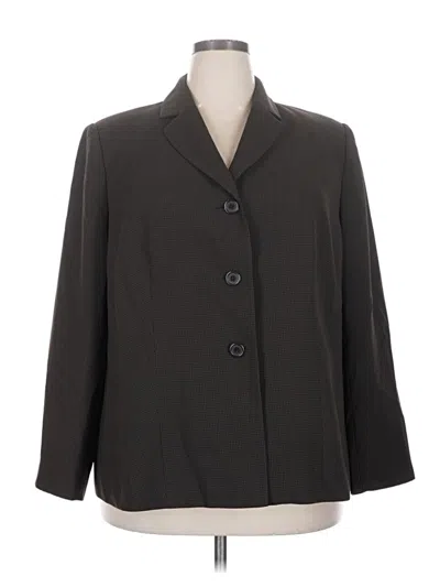 Pre-owned Kasper Blazer Jacket In Gray