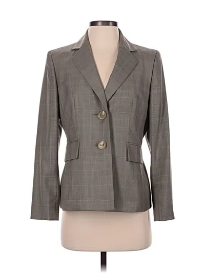 Pre-owned Kasper Blazer Jacket In Gray