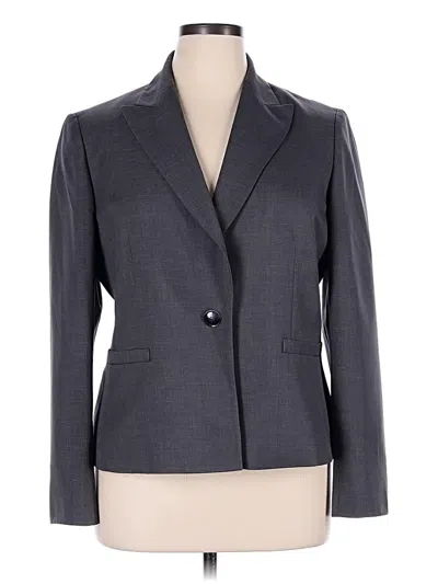 Pre-owned Kasper Blazer Jacket In Gray