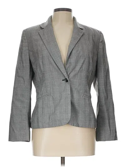 Pre-owned Kasper Blazer Jacket In Gray