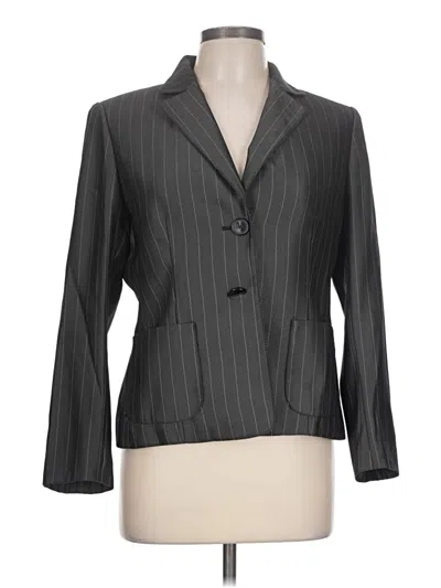Pre-owned Kasper Blazer Jacket In Gray