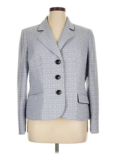 Pre-owned Kasper Blazer Jacket In Gray