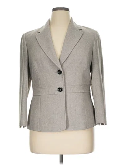 Pre-owned Kasper Blazer Jacket In Gray