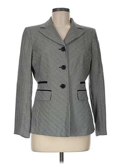 Pre-owned Kasper Blazer Jacket In Gray