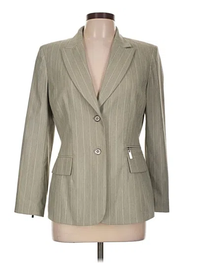 Pre-owned Kasper Blazer Jacket In Gray