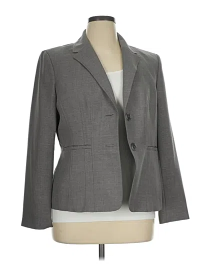 Pre-owned Kasper Blazer Jacket In Gray