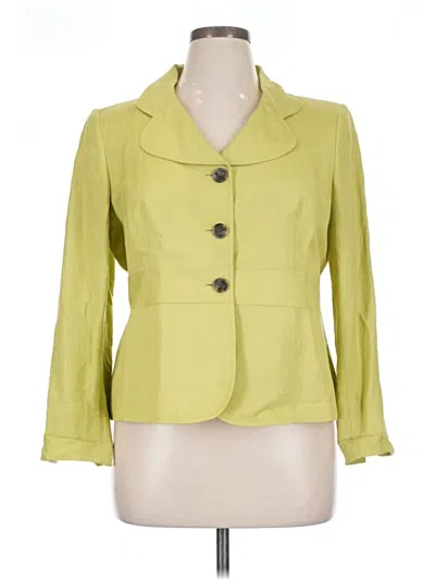 Pre-owned Kasper Blazer Jacket In Green