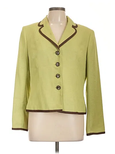 Pre-owned Kasper Blazer Jacket In Green