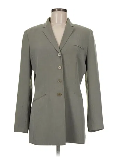 Pre-owned Kasper Blazer Jacket In Green