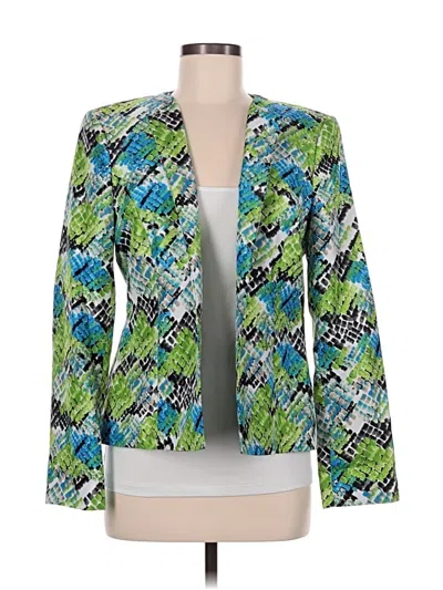 Pre-owned Kasper Blazer Jacket In Green